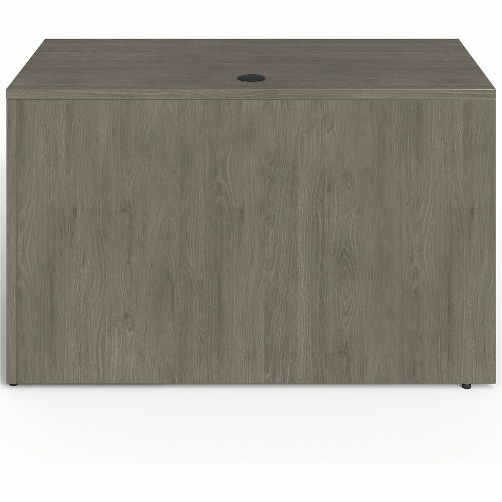 Lorell Prominence 2.0 Right Return - Rectangle - 29" Height x 48" Width x 24" Depth, 1" Thickness Top - Total Drawer(s): 2Right Side - Material: Particleboard, Thermofused Melamine (TFM) - Finish: Gra. Picture 11