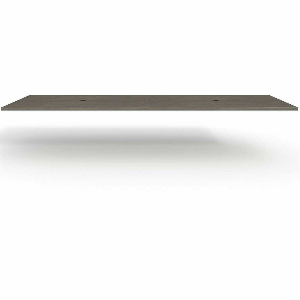 Lorell Prominence 2.0 Rectangular Conference Tabletop - Rectangle - 72" Width x 48" Depth, x 1.5" Thickness Top - Material: Particleboard - Finish: Gray Elm - Laminated, Durable, Mar Resistant, Burn R. Picture 10