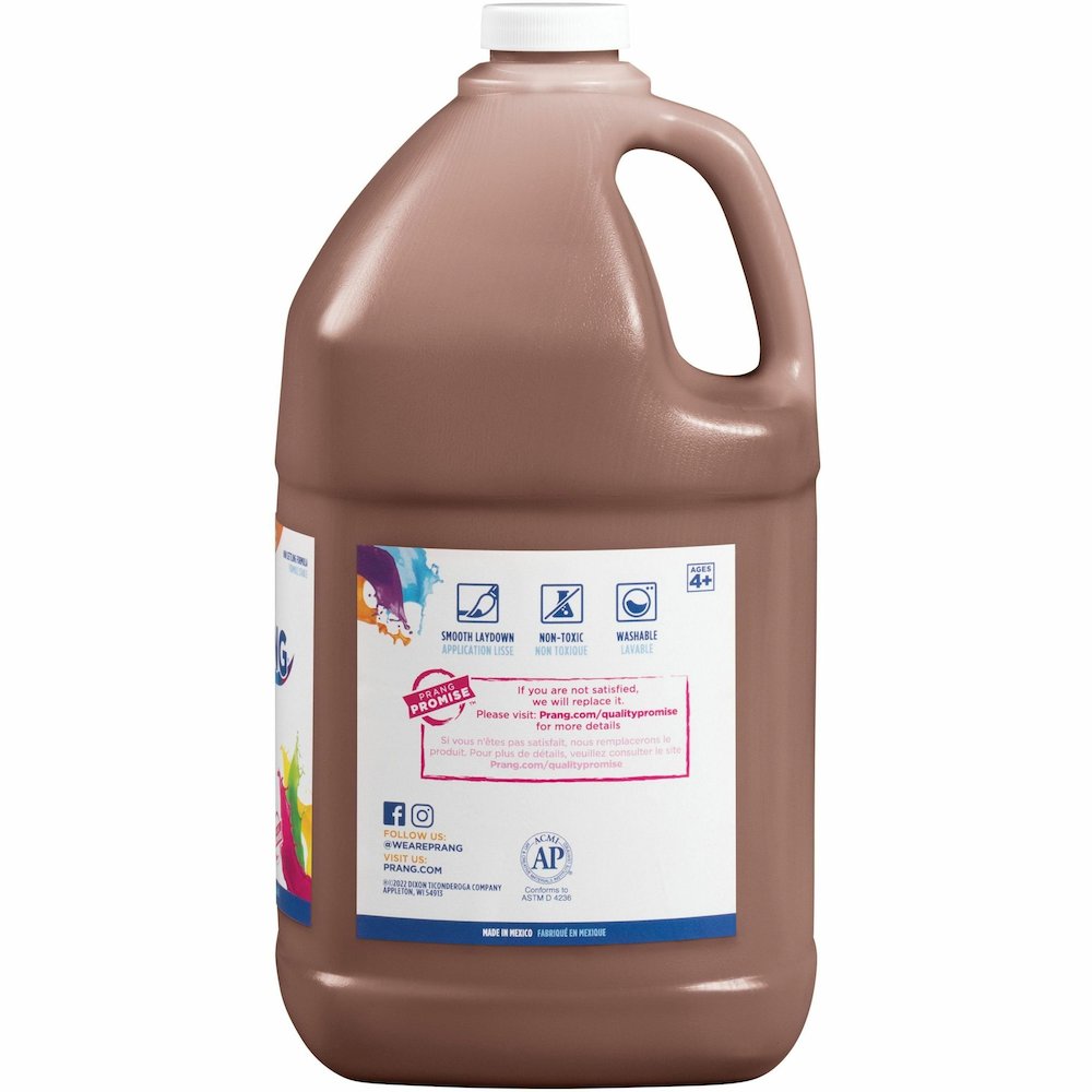 Prang Washable Tempera Paint - 1 Color(s) - Brown - 1 gal - Washable - 1 Each. Picture 6