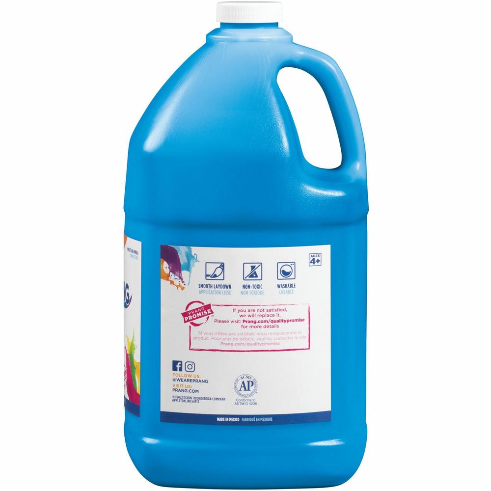 Prang Washable Tempera Paint - 1 Color(s) - Turquoise Blue - 1 gal - Washable - 1 Each. Picture 3