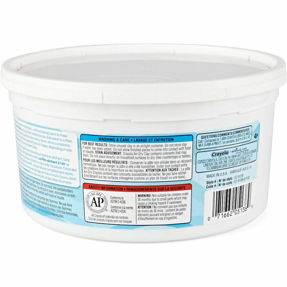 Crayola Air-Dry Clay - Art, Classroom, Art Room - Red - 1 Each. Picture 10