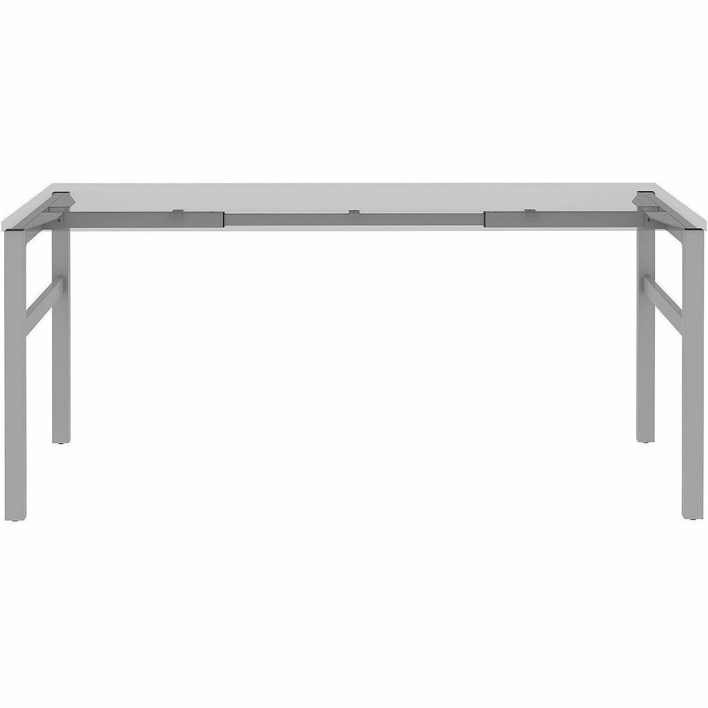 Lorell Table Base - Powder Coated H-shaped, Silver Base - 28.50" Height x 71.60" Width x 23.20" Depth - Metal Base Material - 1 Each. Picture 12