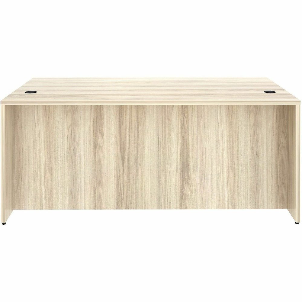 Lorell Essentials Retangular Desk Shell - 29.50" Height x 70.90" Width x 35.40" Depth - Assembly Required - Modern Elm - 1 Each. Picture 9