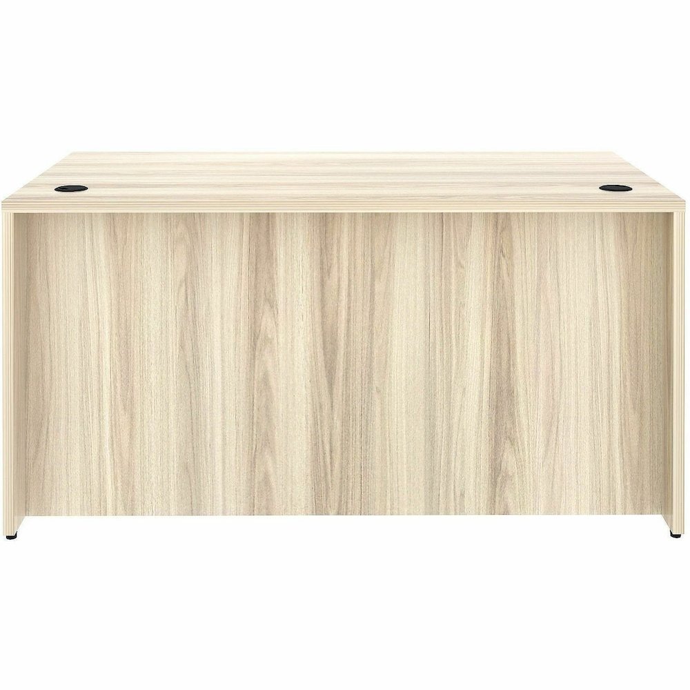 Lorell Essentials Retangular Desk Shell - Assembly Required - Modern Elm - 1 Each. Picture 9