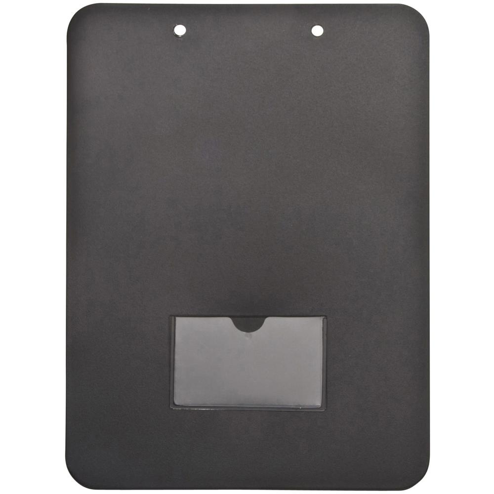 Mobile OPS Unbreakable Recycled Clipboard - 9" x 12" - Clamp - Heavy Duty - Polypropylene - Black - 1 Each. Picture 2