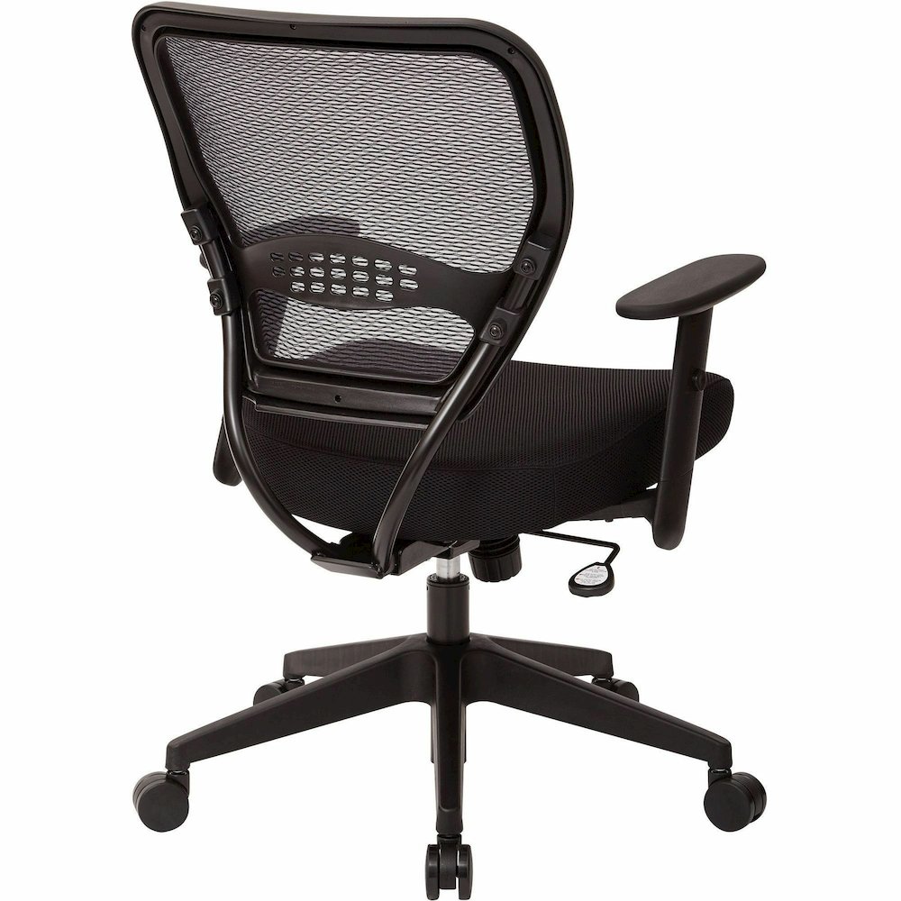 Office Star Professional Air Grid Back Managers Chair - Black Seat Color - Mesh Seat Material - Mesh Back Material - Black Frame Color - 5-star Base - 1 Each. Picture 10