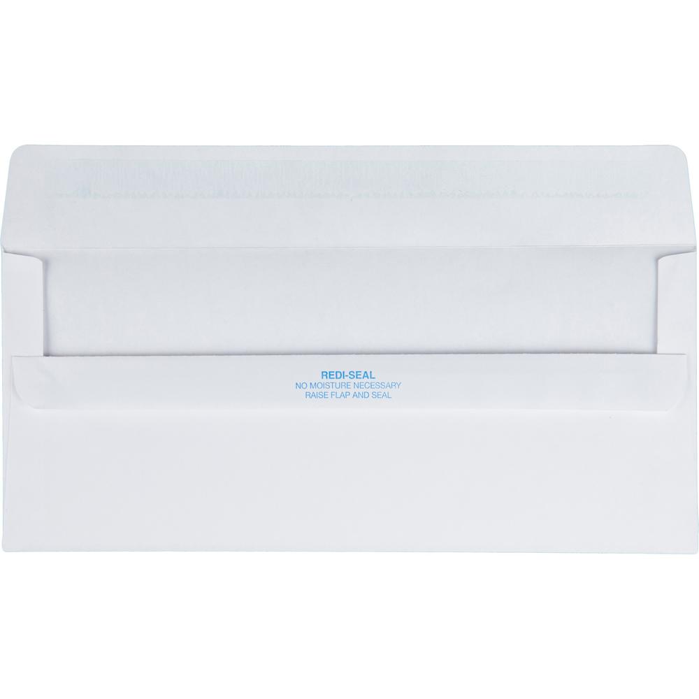 Quality Park No. 10 Business Envelopes with Self Seal Closure - Business - #10 - 4 1/8" Width x 9 1/2" Length - 24 lb - Self-sealing - 500 / Box - White. Picture 4