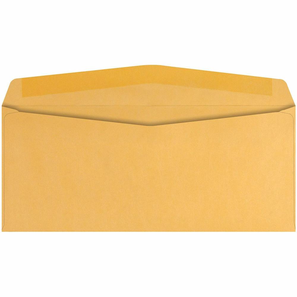 Quality Park No. 12 Envelopes - Business - #12 - 4 3/4" Width x 11" Length - 28 lb - Adhesive - Kraft - 500 / Box - Kraft. Picture 4