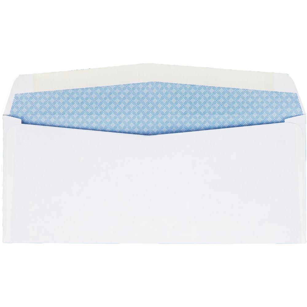 Quality Park No. 8-5/8 Single Window Security Tinted Check Envelope - Single Window - #8 5/8 - 3 5/8" Width x 8 5/8" Length - 24 lb - Gummed - White - Wove - 500 / Box. Picture 6