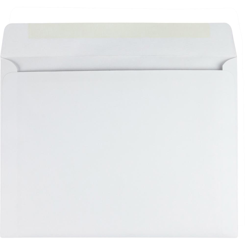 Quality Park 10 x 13 Booklet Envelopes with Open Side - Catalog - #13 - 10" Width x 13" Length - 24 lb - Gummed - 100 / Box - White. Picture 6