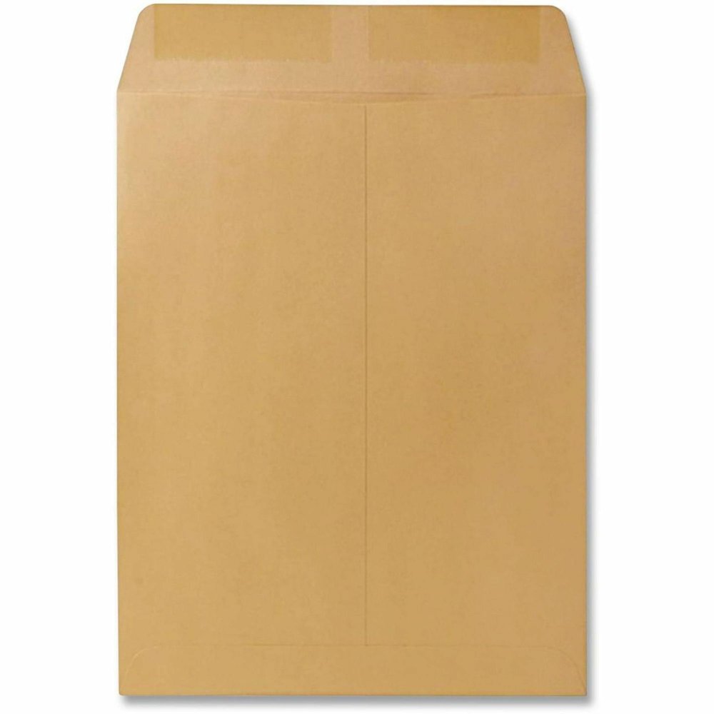 Quality Park Kraft Catalog Envelopes - Catalog - #12 1/2 - 9 1/2" Width x 12 1/2" Length - 28 lb - Gummed - Brown - Kraft - 250 / Box. Picture 6