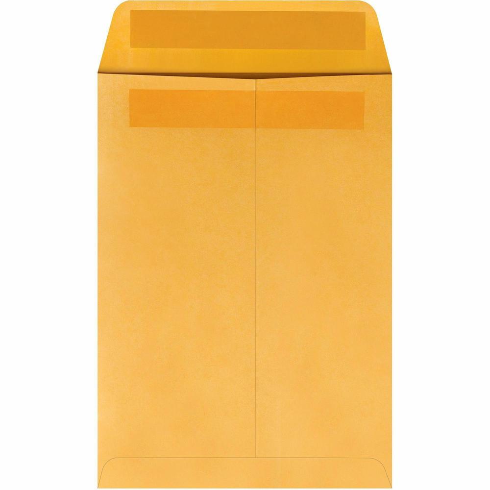 Quality Park 7-1/2 x 10-1/2 Catalog Envelopes with Self-Seal Closure - Catalog - #6 - 7 1/2" Width x 10 1/2" Length - 28 lb - Self-sealing - Kraft - 250 / Box - Kraft. Picture 4
