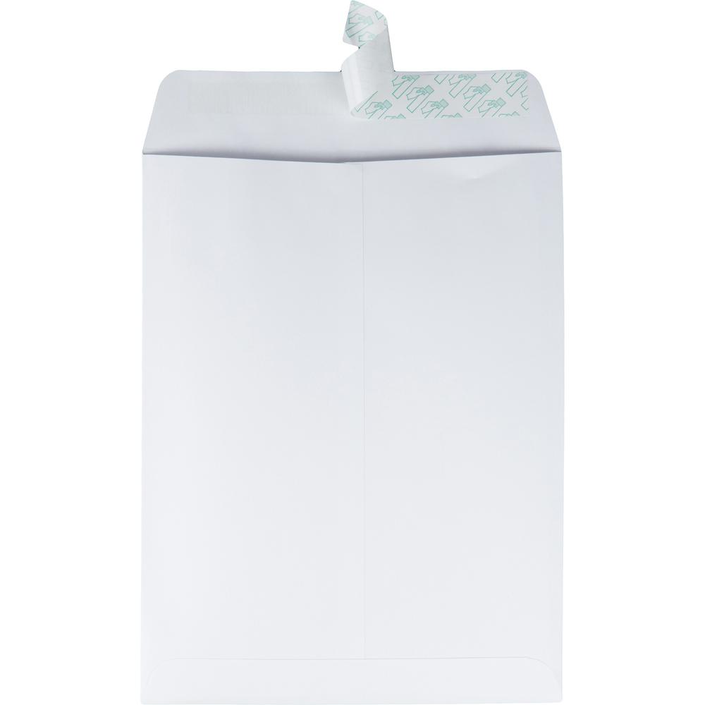 Quality Park 9-1/2 x 12-1/2 Catalog Mailing Envelopes with Redi-Strip&reg; Self-Seal Closure - Catalog - #12 1/2 - 9 1/2" Width x 12 1/2" Length - 28 lb - Peel & Seal - Wove - 100 / Box - White. Picture 6