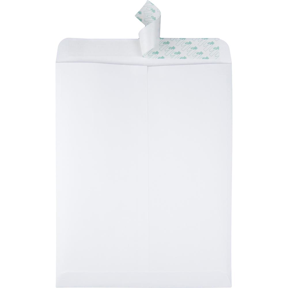 Quality Park 10 x 13 Catalog Envelopes with Redi-Strip&reg; Closure - Catalog - #13 1/2 - 10" Width x 13" Length - 28 lb - Peel & Seal - White - Wove - 100 / Box. Picture 6