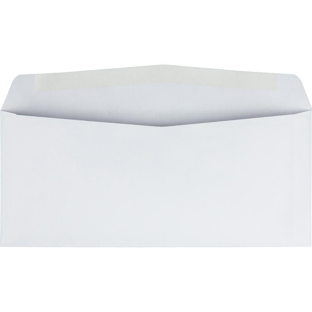 Quality Park No. 10 Business Envelopes - Business - #10 - 4 1/8" Width x 9 1/2" Length - 24 lb - Gummed - White - Wove - 500 / Box. Picture 4