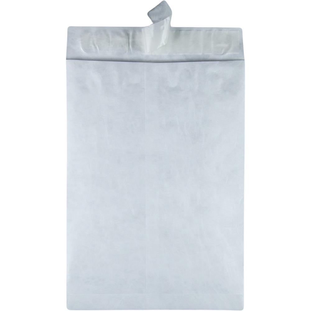 Survivor&reg; 13 x 19 DuPont Tyvek Catalog Mailers with Self-Seal Closure - Catalog - 13" Width x 19" Length - 18 lb - Peel & Seal - White - Tyvek - 25 / Box. Picture 2