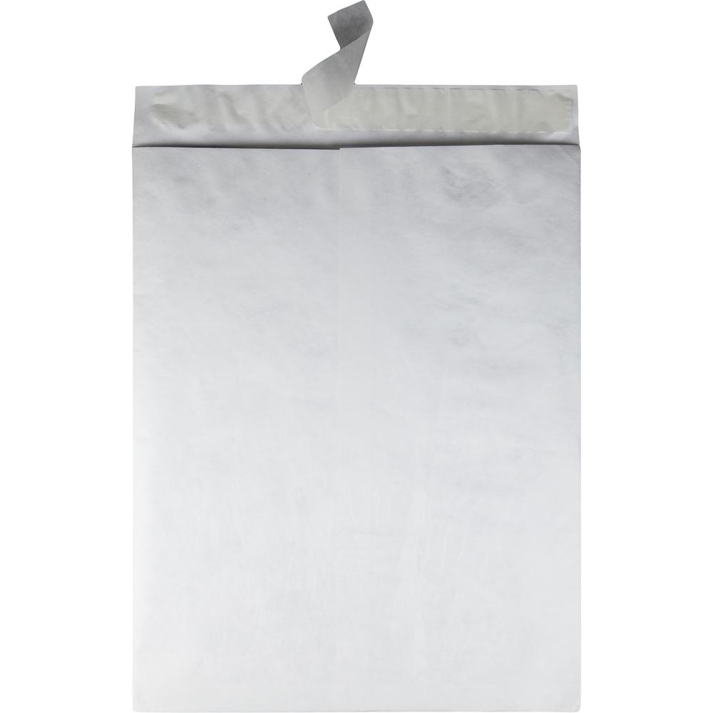 Survivor&reg; 18 x 23 DuPont Tyvek Catalog Envelopes with Self-Seal Closure - Catalog - 18" Width x 23" Length - 18 lb - Peel & Seal - White - Tyvek - 25 / Box. Picture 4