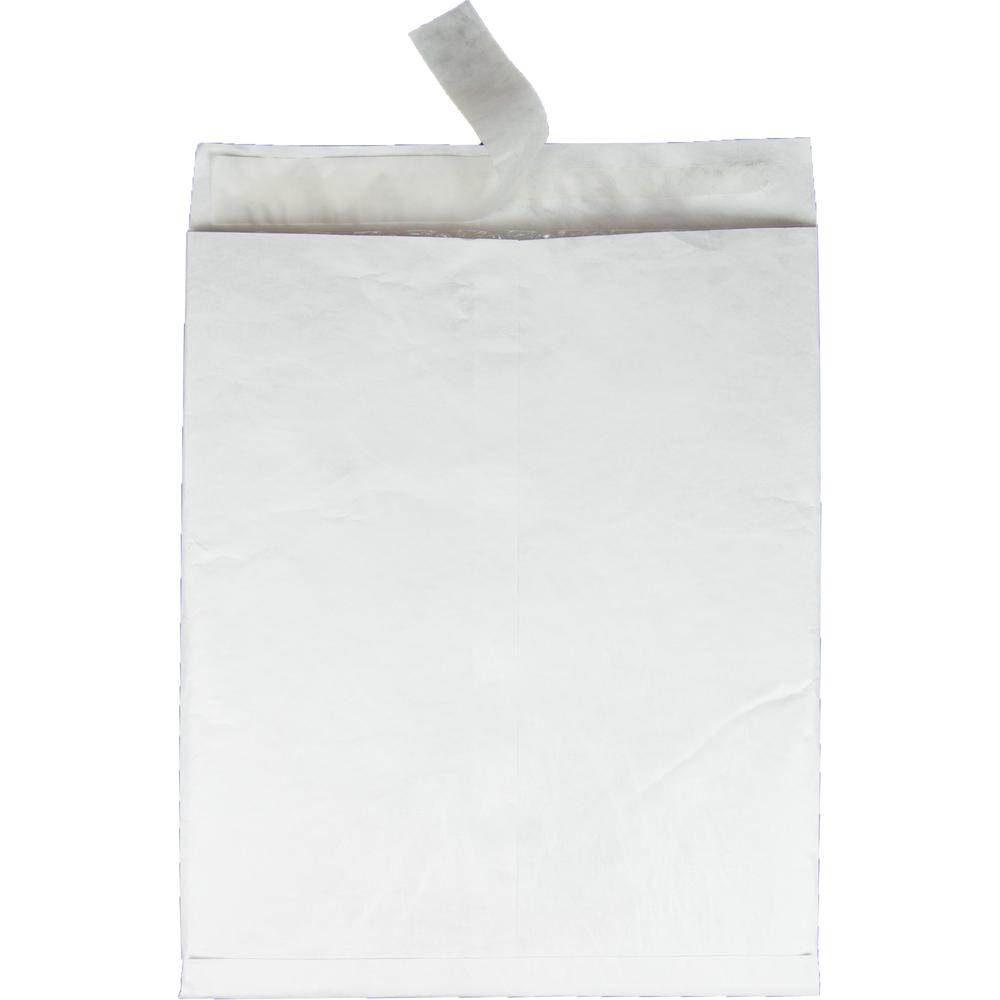 Quality Park Survivor Plus Tyvek Bubble Mailers - Bubble - 10" Width x 13" Length - Self-sealing - White - Tyvek - 25 / Box. Picture 4