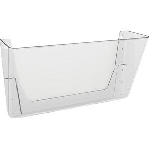 Deflecto EZ Link Stackable DocuPocket - 1 Compartment(s) - 7" Height x 13" Width x 4" Depth - Stackable - Clear - Plastic - 1 Each. Picture 5