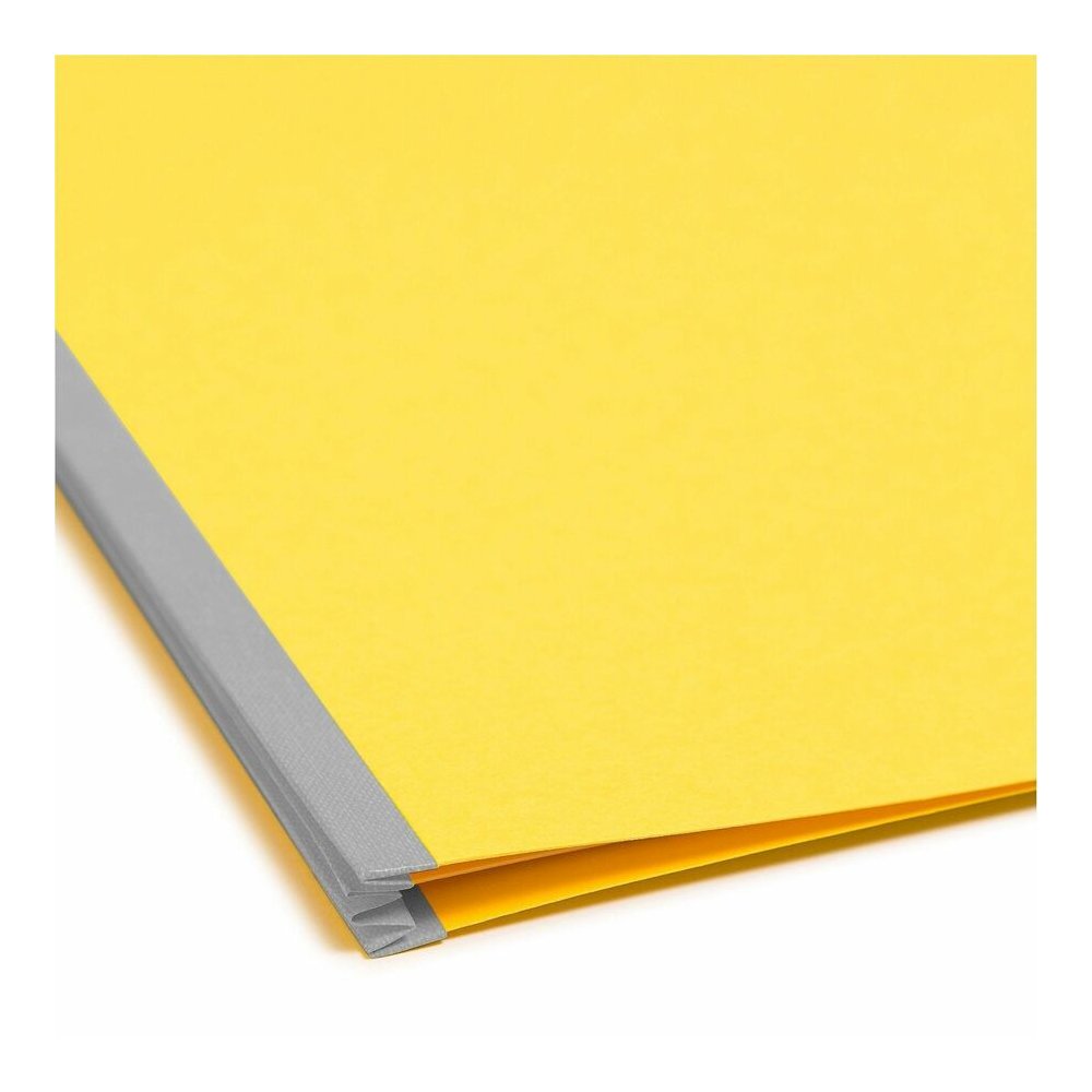 Smead Colored 2/5 Tab Cut Letter Recycled Classification Folder - 8 1/2" x 11" - 2" Expansion - 2 x 2B Fastener - 2" for Folder - Top Tab Location - Right of Center Tab Position - 1 Divider - 14 pt. -. Picture 7