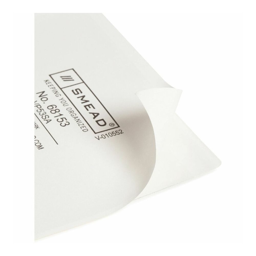 Smead Self-Adhesive Pockets - For 5 5/16" x 3 5/8" Sheet - Clear - Poly - 100 / Box. Picture 11