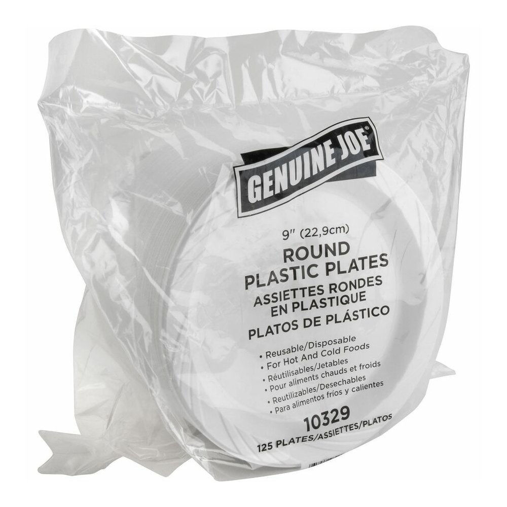 Genuine Joe Heavy-Duty Trash Can Liners - Large Size - 45 gal Capacity - 46" Length x 39" Width x 1.50 mil (38 Micron) Thickness - Low Density - Black - 50/Box - 1 Carton. Picture 9