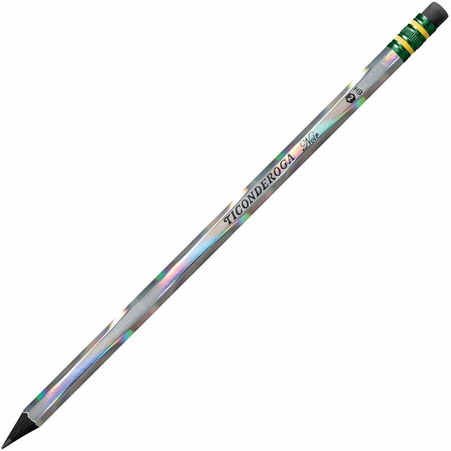 Ticonderoga Noir Pre-Sharpened No. 2 Pencils - #2 Lead - Black Lead - 1 Dozen. Picture 6