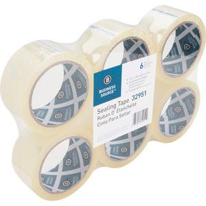 Business Source 3" Core Sealing Tape - 55 yd Length x 1.88" Width - 3" Core - Pressure-sensitive Poly - 2 mil - Adhesive Backing - Abrasion Resistant, Moisture Resistant, Split Resistant - For Packing. Picture 10