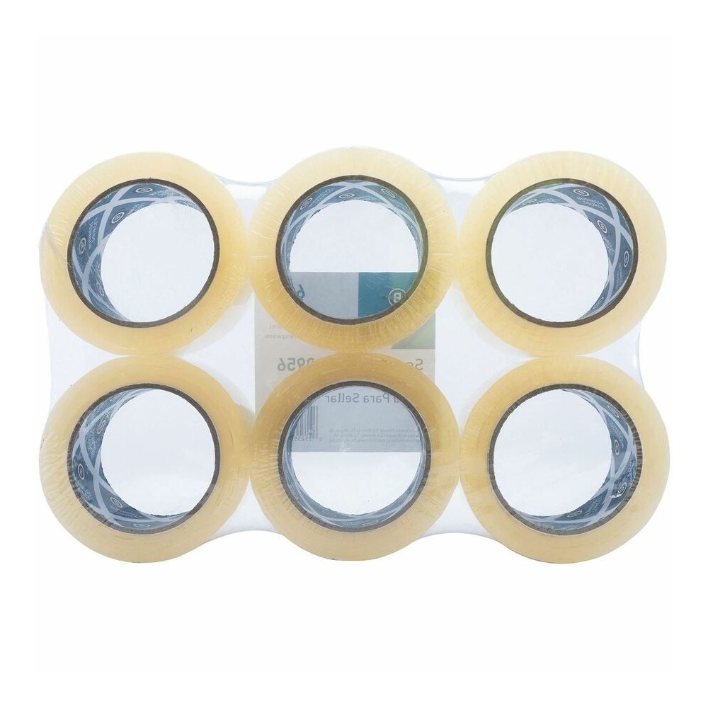 Business Source Heavy-duty Packaging Tape - 54.67 yd Length x 1.88" Width - 3" Core - Clear - Pressure-sensitive Poly - 3.54 mil - Rubber Backing - Tear Resistant, Split Resistant, Breakage Resistance. Picture 11