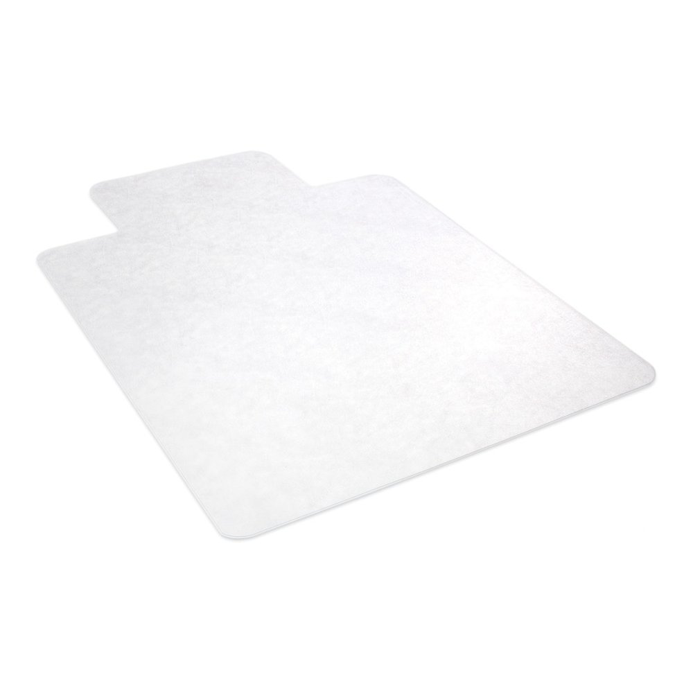 Lorell Lipped Chair Mat for Hard Floors - 48" x 60" - Hard Floor, Wood Floor, Vinyl Floor, Tile Floor - 60" Length x 48" Width x 60" Depth x 0.095" Thickness - Lip Size 12" Length x 25" Width - Vinyl . Picture 13