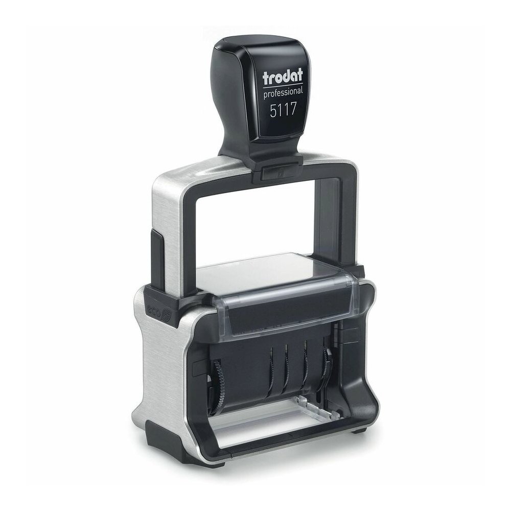 Trodat Professional 12 Message Date Stamp - Message Stamp - ANSWERED, BACKORDERED, CANCELLED, BILLED, RECEIVED, EMAILED, CHECKED, DELIVERED, ENTERED, PAID, SHIPPED, ... - 10000 Impression(s) - Black -. Picture 5