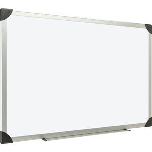 Lorell Dry-erase Board - 96" (8 ft) Width x 48" (4 ft) Height - White Styrene Surface - Aluminum Frame - Ghost Resistant, Scratch Resistant - 1 Each. Picture 4