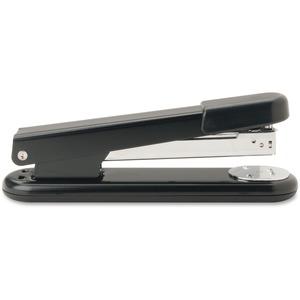 Business Source All-metal Full-strip Desktop Stapler - Staples Upto 20 Sheet of 20lb Paper - Holds Upto 210 Staple - Full Strip - Staple Size: 0.25" - Black - Metal, Acrylonitrile Butadiene Styrene (A. Picture 2
