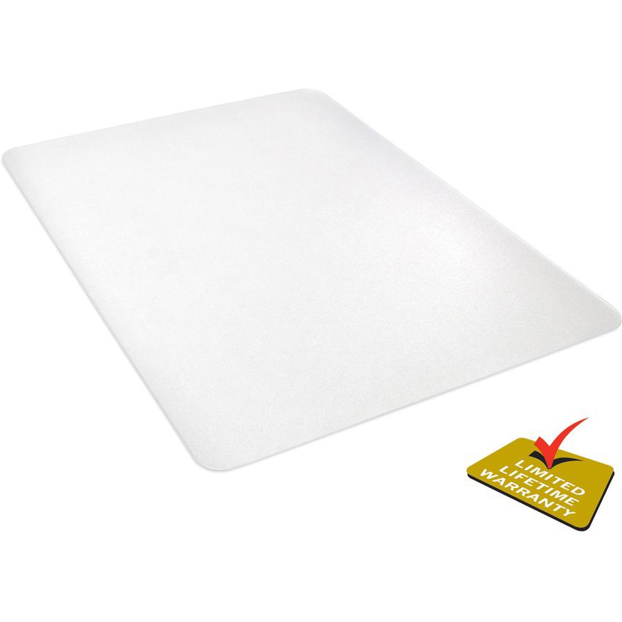 Deflecto Polycarbonate Chairmat for Hard Floors - Hard Floor - 53" Length x 45" Width - Rectangular - Polycarbonate - Clear - 1Each. Picture 4