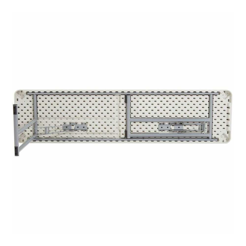 National Public Seating BT1800 Series Seminar Folding Tables - Speckled Gray, Textured Top - Gray Cantilever, Textured, Powder Coated Base - 700 lb Capacity - 72" Table Top Length x 18" Table Top Widt. Picture 8
