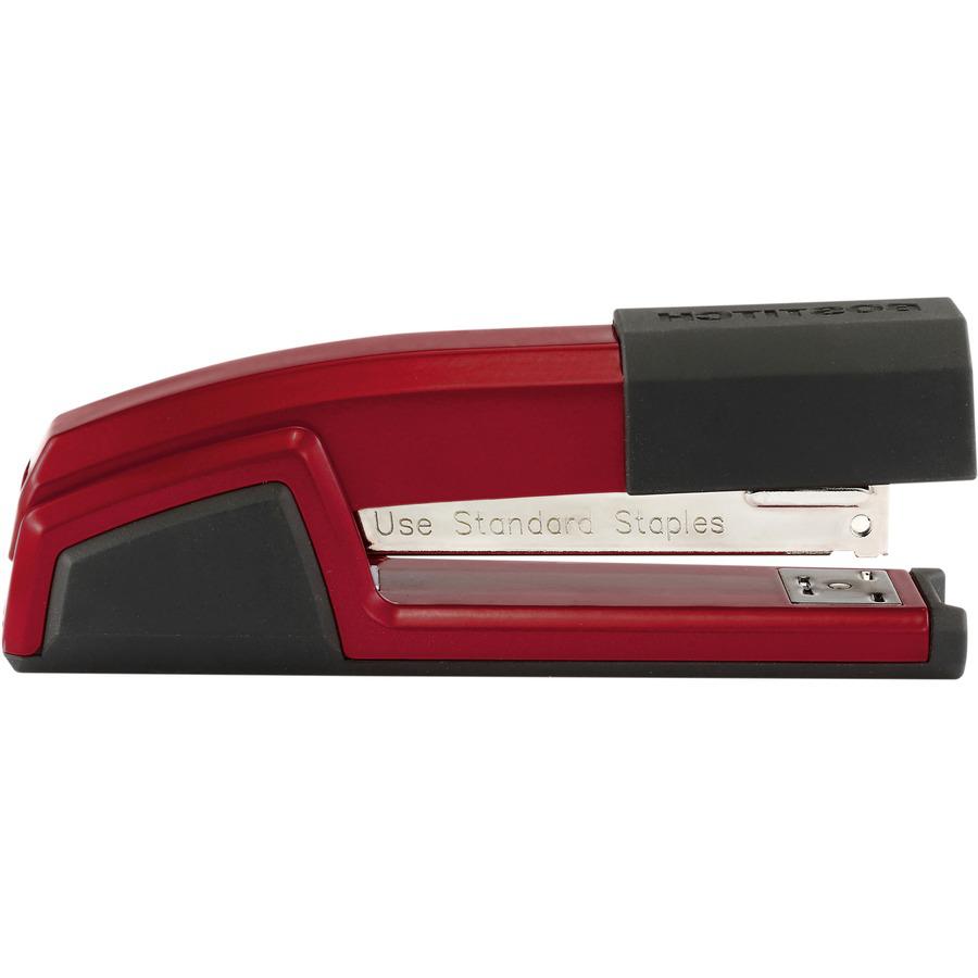 Bostitch Epic Antimicrobial Office Stapler - 25 Sheets Capacity - 210 Staple Capacity - Full Strip - 1 Each - Red. Picture 10