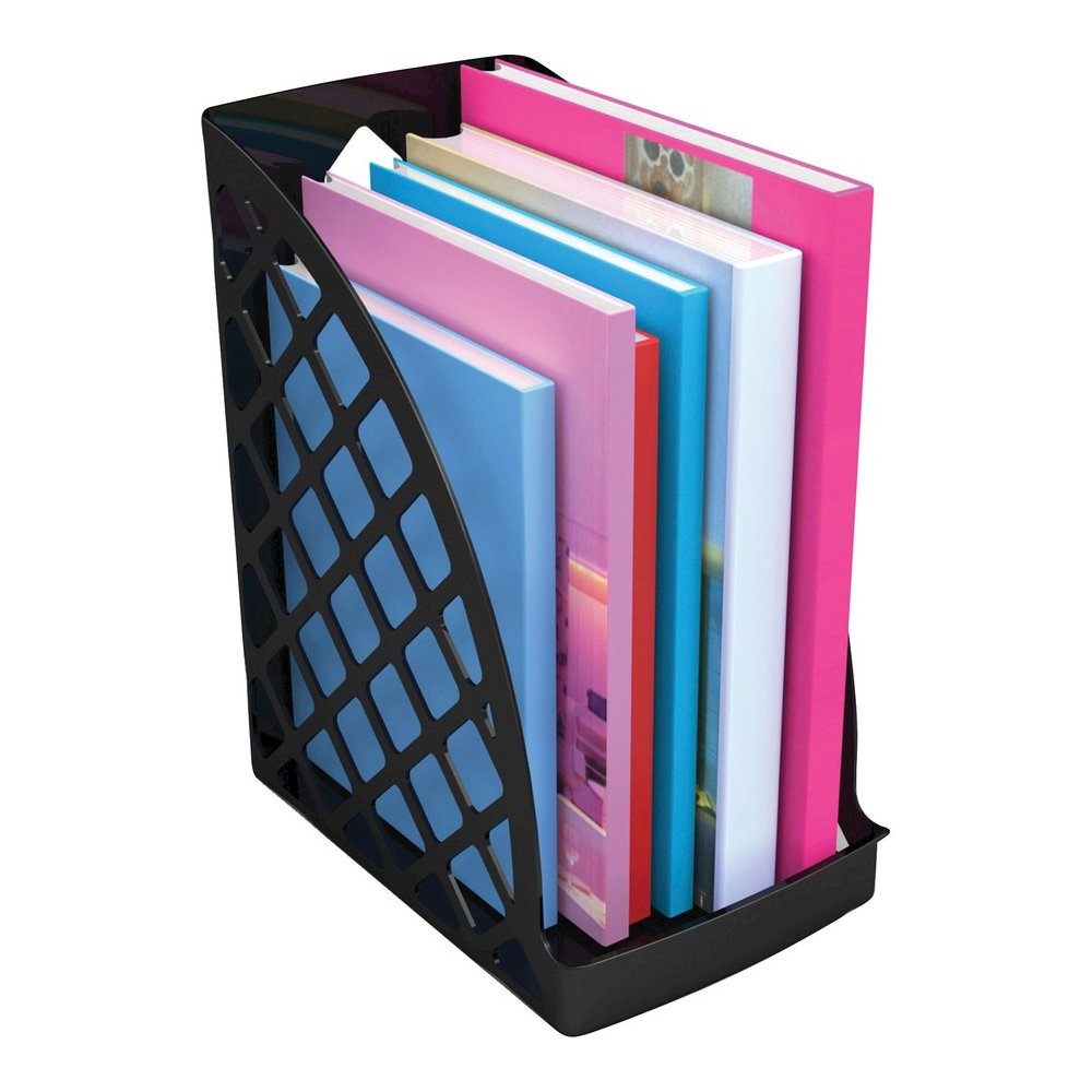 Deflecto Sustainable Office Magazine File - Black - 1 Each. Picture 6