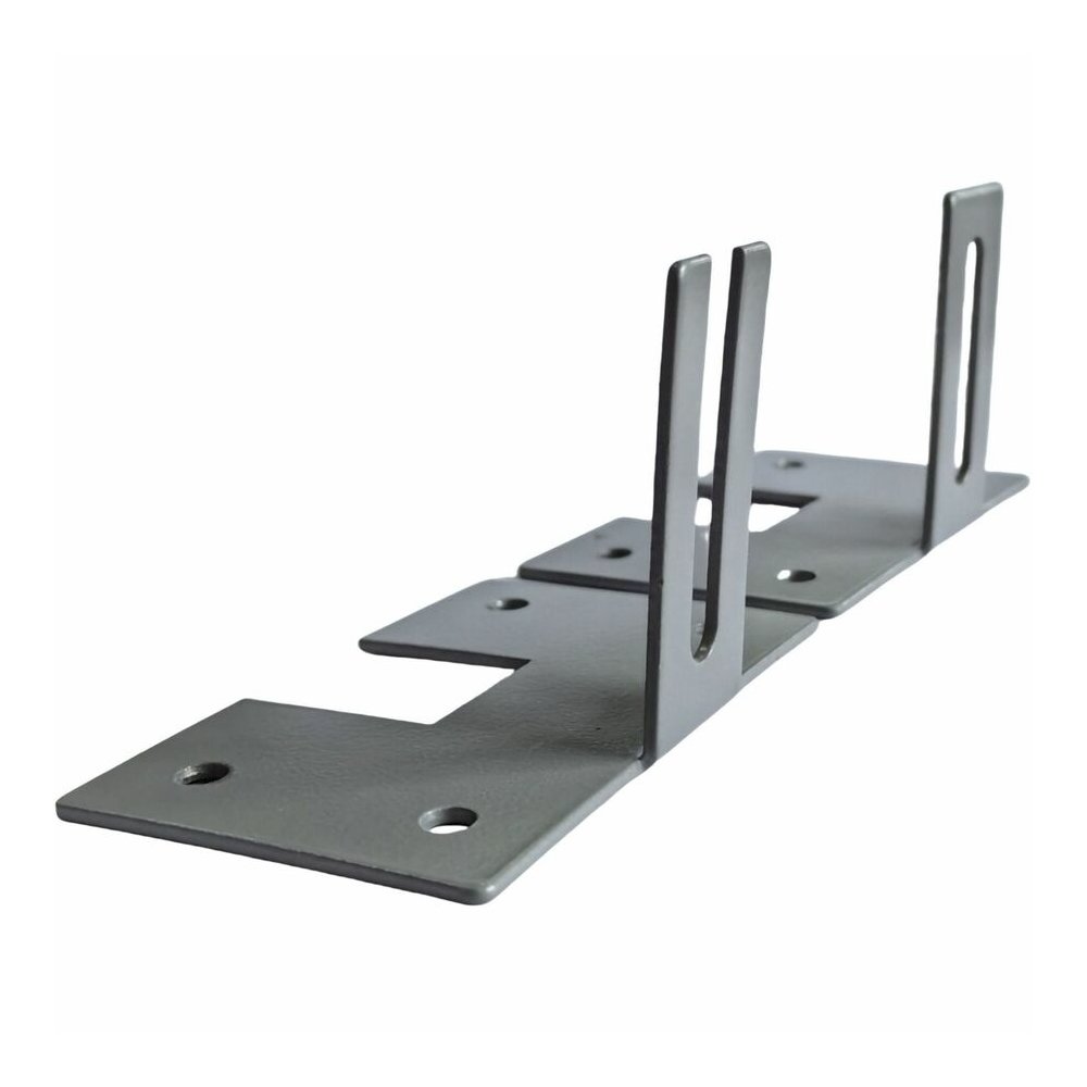 Lorell Panel System Wall Brackets - 2.50" Width x 3.75" Depth x 2.50" Height - Aluminum - Aluminum - 1 Set. Picture 9