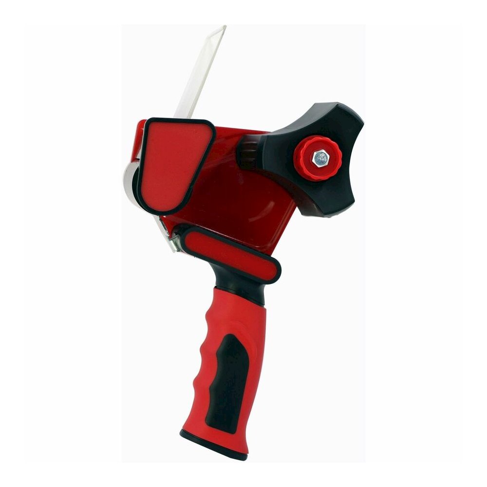 Sparco 3" Packaging Tape Dispenser - 3" Core - Ergonomic Design, Adjustable Tension Mechanism, Durable - Red, Black - 1 Each. Picture 12