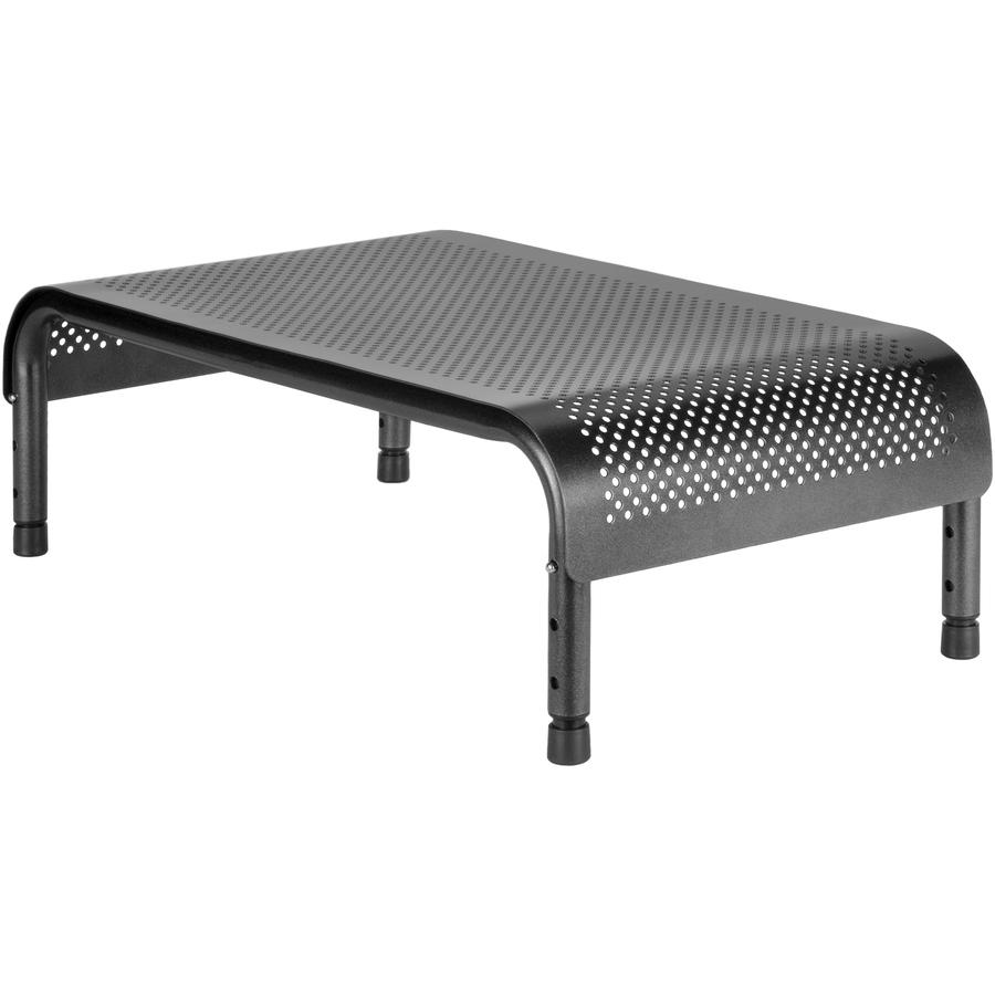 Allsop Metal Art Ergo 3 Adjustable Height Monitor Stand 15-Inch Wide Platform - (31630) - 35 lb Load Capacity - 8" Height x 18" Width x 10" Depth - Metal. Picture 11