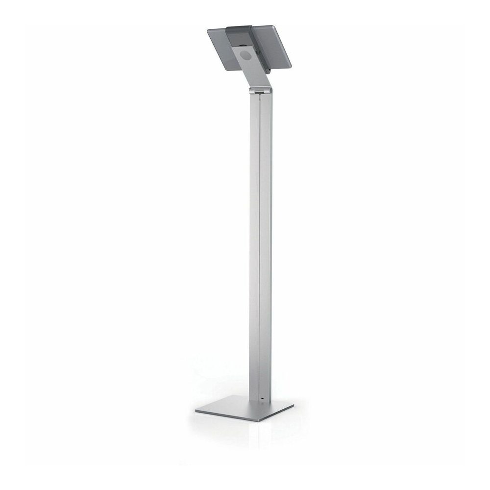 DURABLE Tablet Holder Floor - 47.8" Height x 10.6" Width x 10.6" Depth - Steel, Acrylonitrile Butadiene Styrene (ABS), Aluminum - Silver - Flexible, Floor Standing, Locking Mechanism, Adjustable Arm, . Picture 13