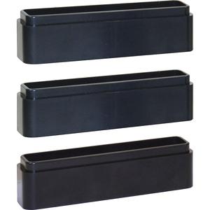 DAC Monitor Riser Leg Blocks - 6" Width x 1.5" Depth x 1.2" Height - Stackable, Comfortable - Black. Picture 2