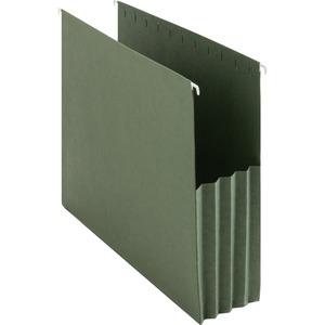 Business Source Letter Yes File Pocket - 8 1/2" x 11" - Capacity3 1/2" Expansion - 10% Recycled - 10 / Box. Picture 8