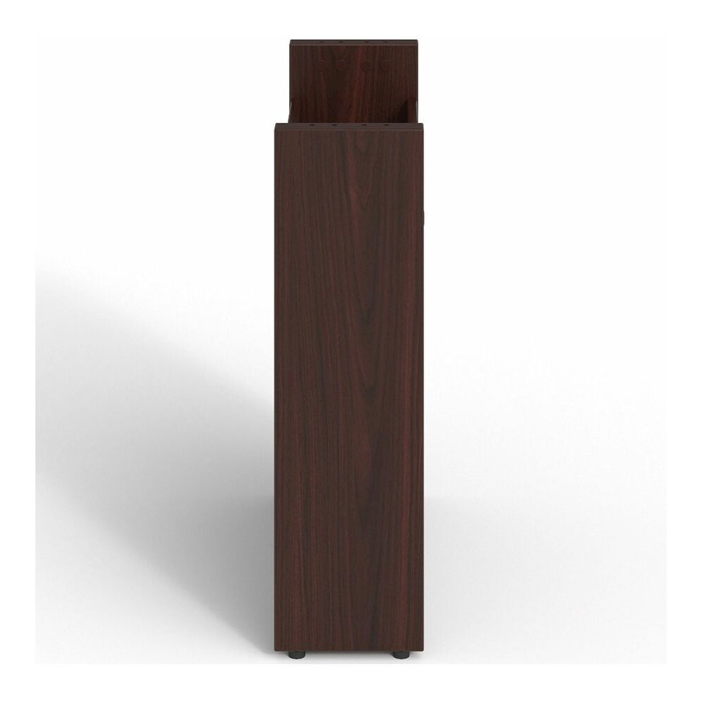 Lorell Prominence 2.0 Modular Table Base with Door - Mahogany Base - 28" Height x 24" Width x 8" Depth - Office - Assembly Required - Laminate Base Material - 1 Each. Picture 10