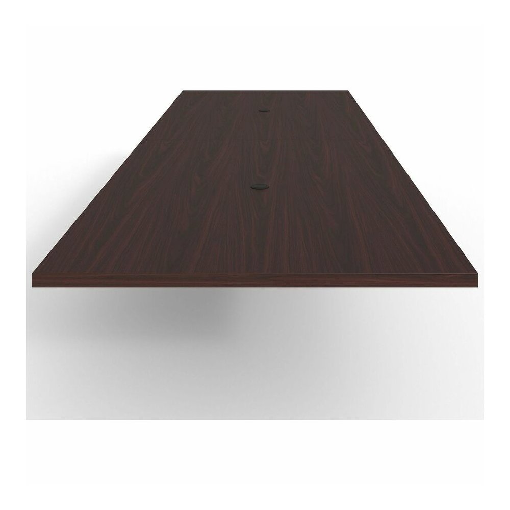 Lorell Prominence 2.0 Rectangular Conference Tabletop - Mahogany Rectangle, Laminated Top - 72" Table Top Width x 48" Table Top Depth x 1.50" Table Top Thickness - Conferencing, Office - Assembly Requ. Picture 11