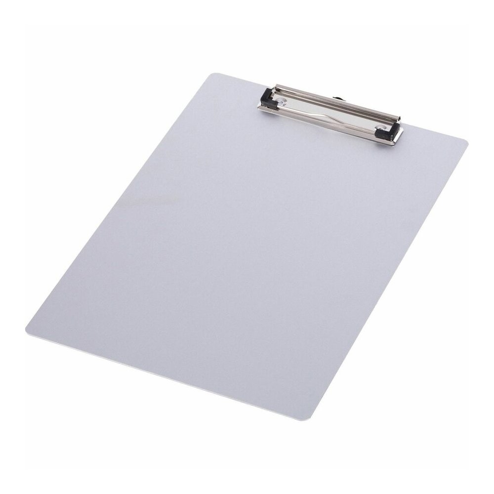 Business Source Aluminum Clipboard - 8 1/2" x 11" Sheet Size - Aluminum - Silver - 1 Each. Picture 8