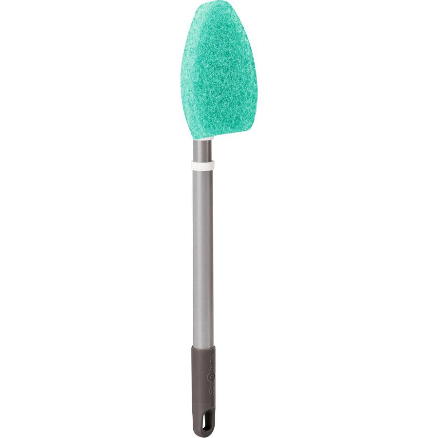 Scotch-Brite Bath Scrubber - 24" Handle Length - Plastic Handle - 4 / Carton. Picture 8