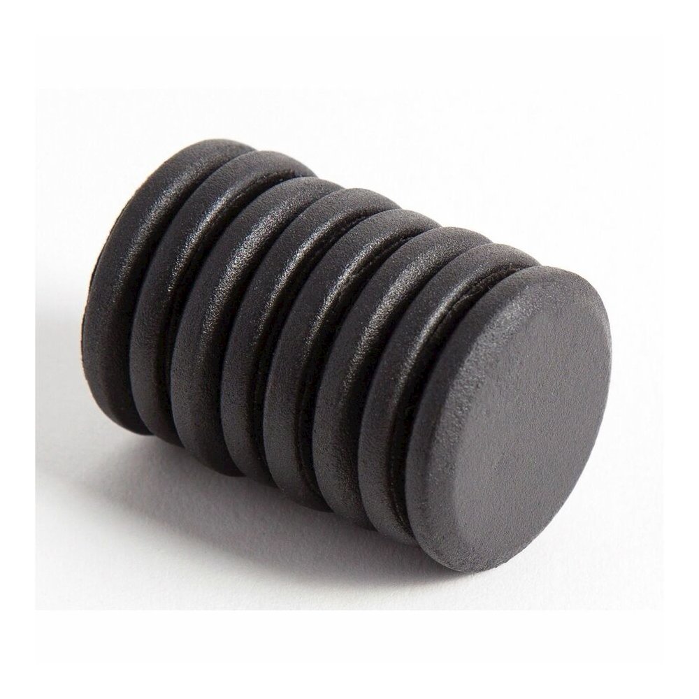 U Brands High Energy Metal Magnets - 1.3" Diameter - Round - Durable - 8 / Pack - Black. Picture 6