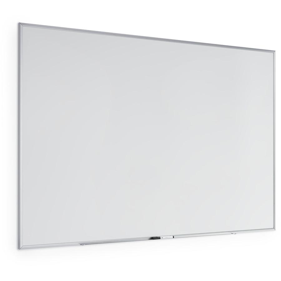 U Brands Magnetic Dry-Erase Board - 72" (6 ft) Width x 48" (4 ft) Height - White Painted Steel Surface - Silver Aluminum Frame - Rectangle - Horizontal/Vertical - Magnetic - 1 Each. Picture 6
