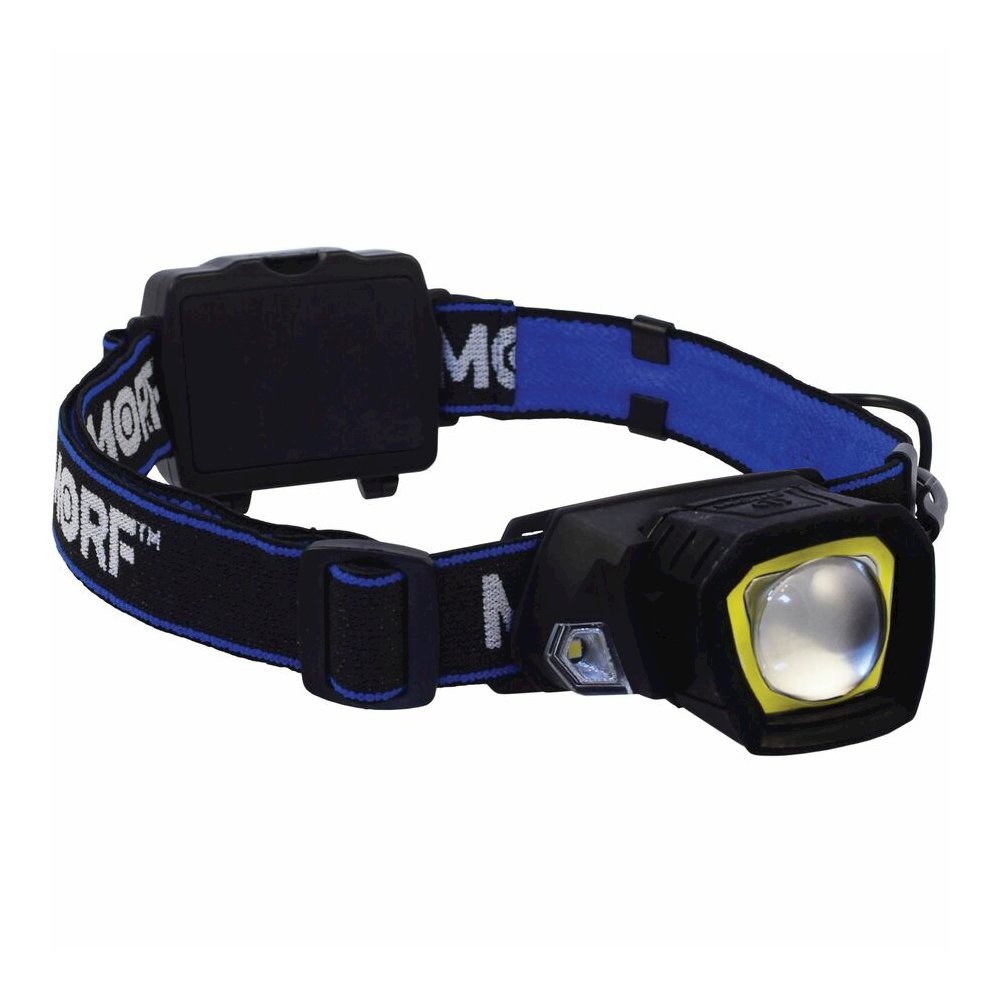 Police Security Removable Light Headlamp - 2 x LED - 4 x AAA - Battery - Black, Blue - 1 Each. Picture 6